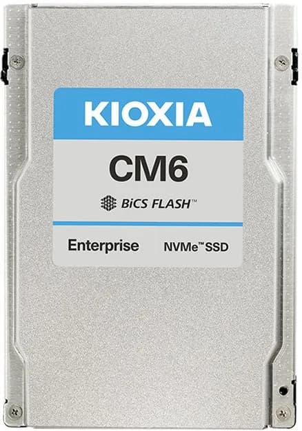 KCM6XRUL15T3 - KIOXIA CM6-R 15.36TB PCI Express NVMe TLC 2.5" SSD