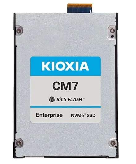 KCM7XRJE7T68 - KIOXIA CM7-R 7.68TB PCI Express NVMe E3.S 2.5" SSD