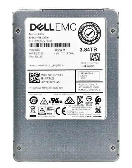KHK6YRSE3T84 - KIOXIA HK6 3.84TB SATA TLC 2.5" Solid State Drive