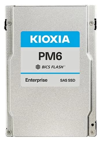 KPM6XVUG1T60 - KIOXIA PM6-V 1.6TB SAS TLC 2.5" Solid State Drive