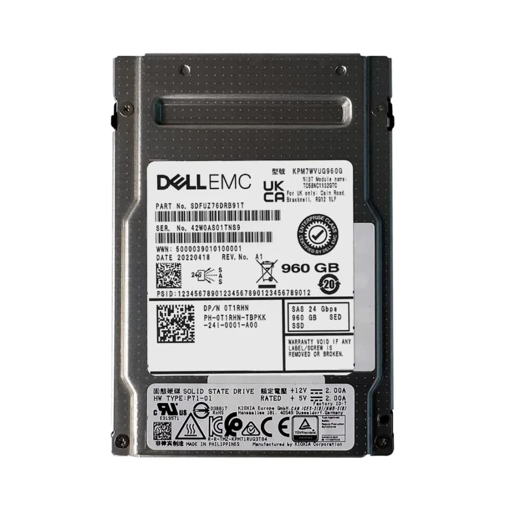 KIOXIA KPM7WVUG960G 960GB SAS 24G Mixed Use 2.5in SSD