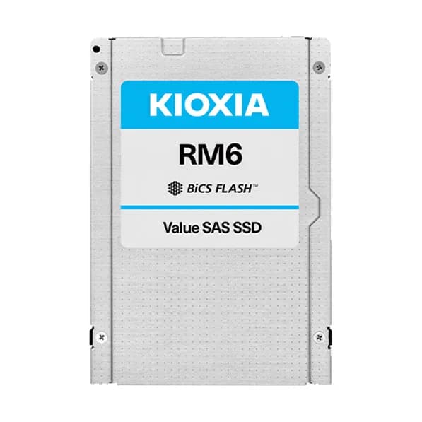 KRM6VRUG1T92 - KIOXIA RM6 1.92TB SAS TLC 2.5" Solid State Drive