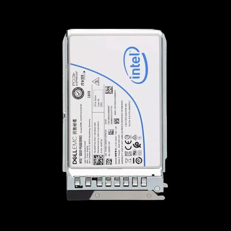 KRT3G - Dell 3.84TB PCI Express NVMe TLC U.2 2.5" Solid State Drive