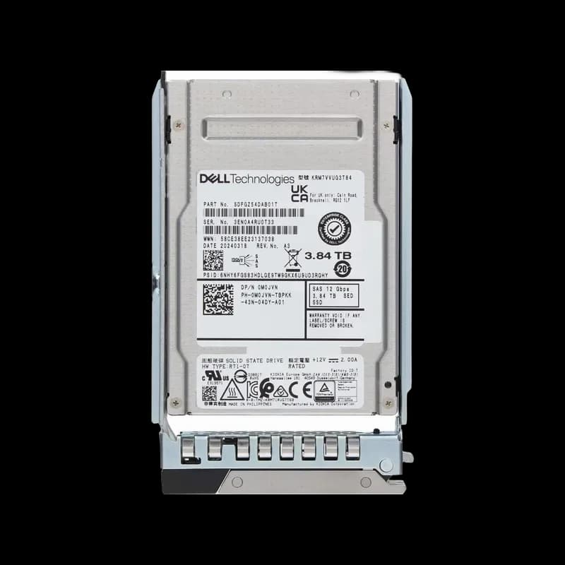 M0JVN - Dell 3.84TB SAS Triple-Level Cell SFF 2.5" Solid State Drive
