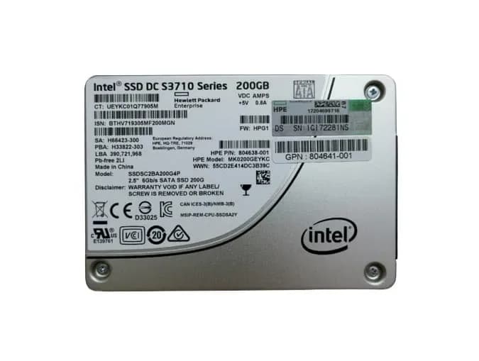 MK0200GEYKC - HP 200GB 2.5 inch MLC 6Gb/s SATA Solid State Drive