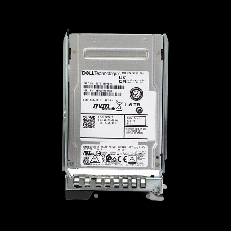 MP4F2 - Dell 1.6TB PCI Express NVMe U.2 2.5" Solid State Drive