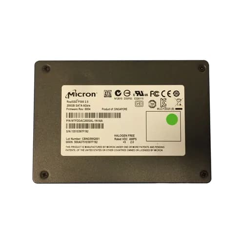 MTFDDAC200SAL-1N1AA - Micron 200GB 2.5in SLC 6Gb/s SATA SSD