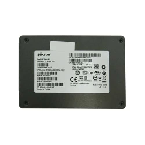 MTFDDAK256MAM-1K12 - Micron 256GB 2.5in MLC 6Gb/s SATA SSD