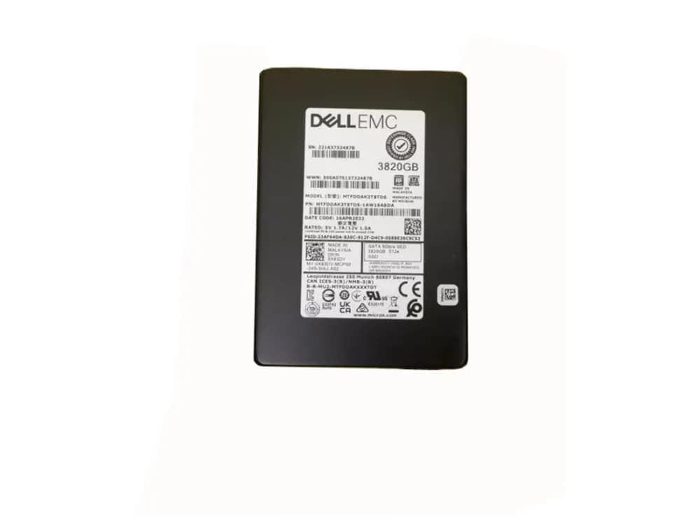 MTFDDAK3T8TDS-1AW16ABDA - Micron 5300 PRO 3.84TB SATA TLC 2.5" SSD. DELL OEM.