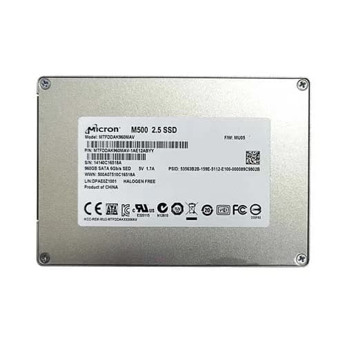 MTFDDAK960MAV - Micron 960GB M500 2.5 inch MLC 6Gb/s SATA SSD