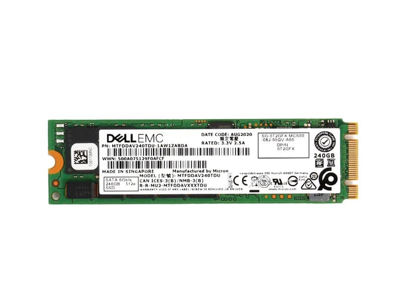MTFDDAV240TDU-1AW1ZABDA - Micron 5300 240GB SATA TLC M.2 2280 SSD