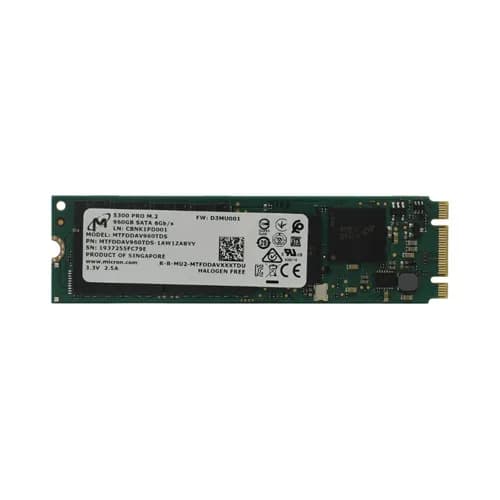 MTFDDAV960TDS-1AW1ZABYY - Micron 960GB TLC SATA 6Gb/s M.2 2280 SSD