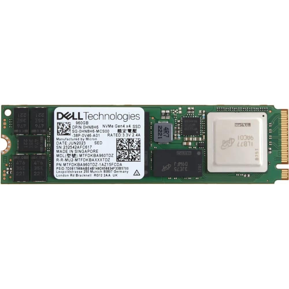 MTFDKBA960TDZ-1AZ15FCDA - Micron 7400 pro 960GB PCIe NVMe M.2 2280 SSD