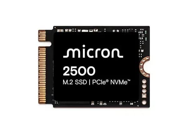 MTFDKBK1T0QGN-1BN1AABYYT - Micron 2500 1TB QLC PCIe NVMe M.2 2230 SSD