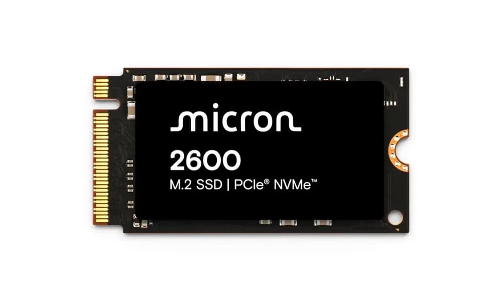 MTFDKBK2T0QHK-1BQ1AABYY - Micron 2600 2TB QLC PCIe NVMe M.2 2230 SSD