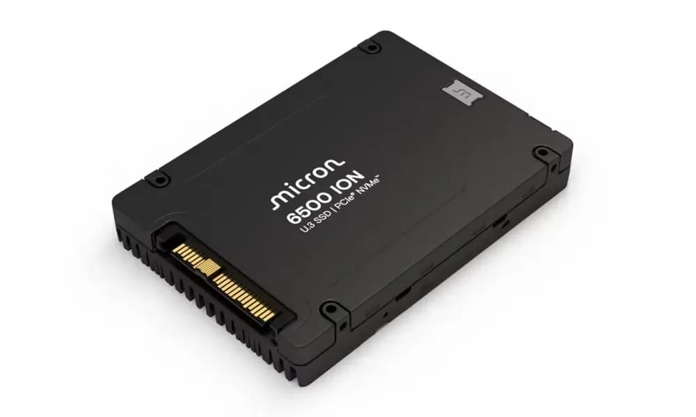 MTFDKCC30T7TGR-1BK4DFCYY - Micron 6500 ION 30.72TB PCIe NVMe 2.5" SSD