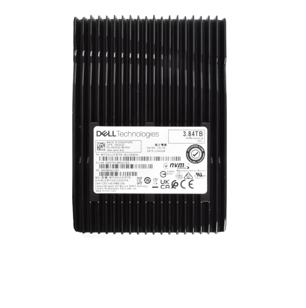 MTFDKCC3T8TFR-1BC1ZABDA - Micron 7400 pro 3.84TB NVMe U.3 2.5" SSD