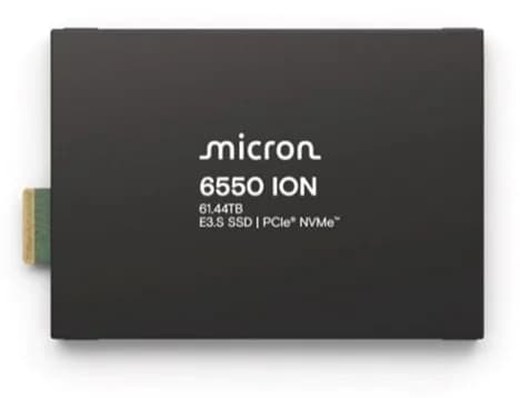 MTFDLBQ61T4THL-1BK1DFCYY - Micron 6550 ION 61.44TB E3.S SSD