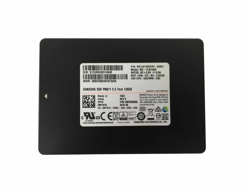MY9YG - Dell 128GB 2.5 inch TLC 6Gb/s SATA Solid State Drive