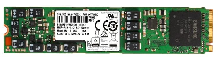 MZ-1LV4800 - Samsung PM953 480GB TLC PCIe 3.0 x4 U.2 SSD