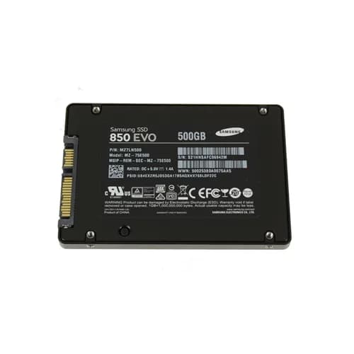 MZ-75E500 - Samsung 500GB 850 EVO 2.5 inch MLC 6Gb/s SATA SSD