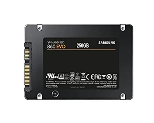 MZ-76E250BW - Samsung 250GB 860 EVO 2.5 inch MLC 6Gb/s SATA SSD