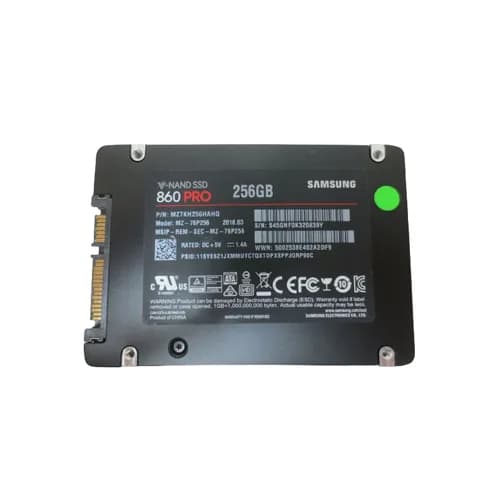 MZ-76P256 - Samsung 256GB 860 PRO 2.5 inch MLC 6Gb/s SATA SSD