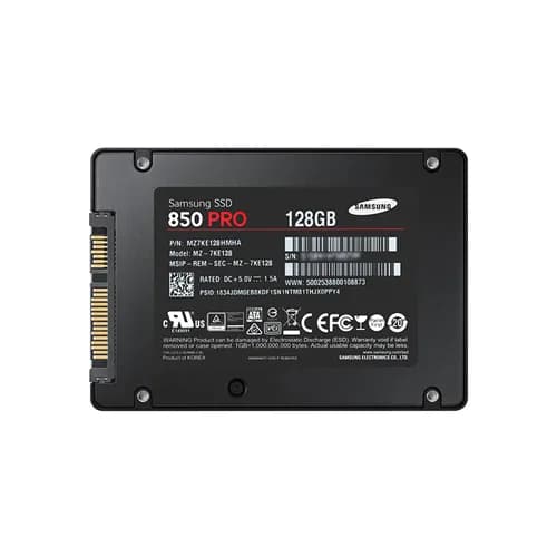 MZ-7KE128 - Samsung 128GB 850 Pro 2.5 inch MLC 6Gb/s SATA SSD