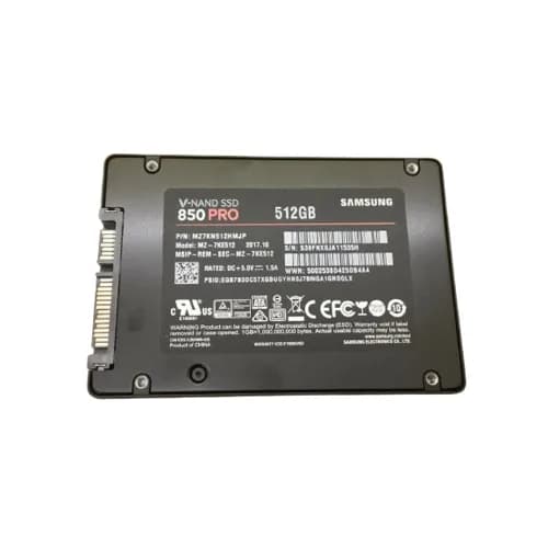 MZ-7KE512 - Samsung 512GB 850 Pro 2.5 inch MLC 6Gb/s SATA SSD