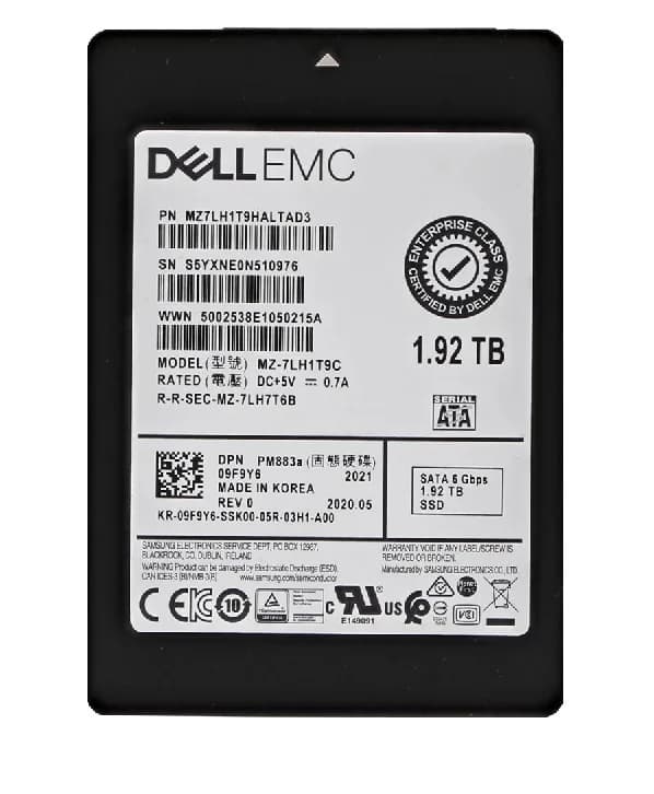 MZ-7LH1T9C - Samsung PM883 1.92TB SATA TLC 2.5" Solid State Drive