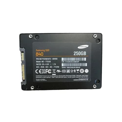 MZ-7TD250 - Samsung 250GB 840 2.5 inch TLC 6Gb/s SATA SSD