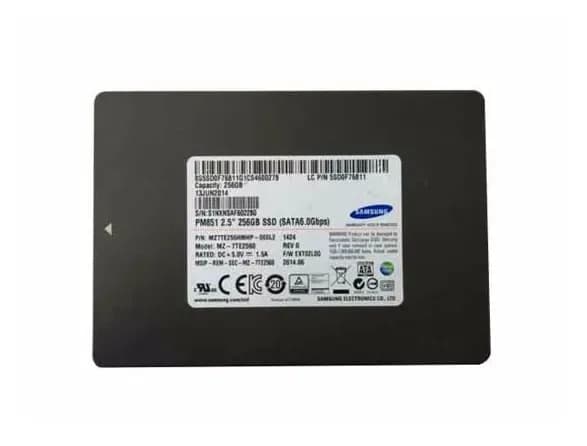 MZ-7TE2560 - Samsung PM851 256GB TLC SATA 6Gb/s 2.5-Inch Solid State Drive