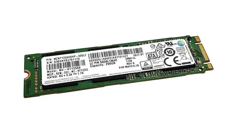 MZ-NTY2560 - Samsung CM871a 256GB TLC SATA 6Gb/s M.2 2280 SSD