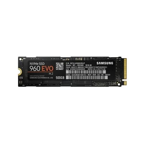 MZ-V6E500 - Samsung 960 EVO 500GB TLC PCIe NVMe 3.0 x4 M.2 2280 SSD