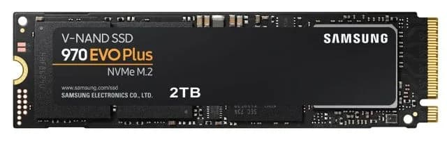 MZ-V7S2T0E - Samsung 970 EVO Plus 2TB PCIe NVMe TLC M.2 2280 SSD