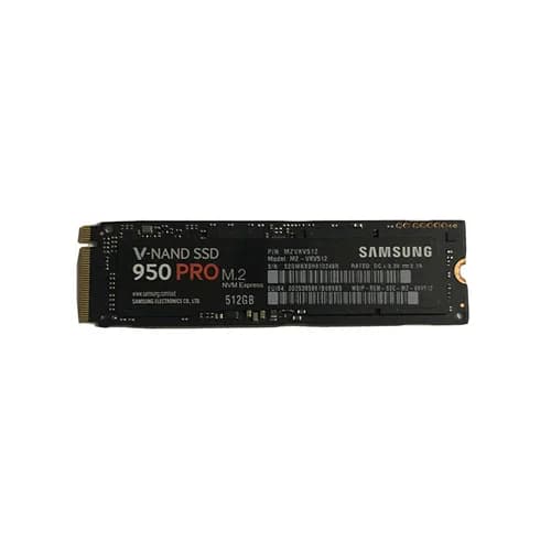 MZ-VKV512 - Samsung 950 PRO 512GB MLC PCIe NVMe 3.0 x4 M.2 2280 SSD