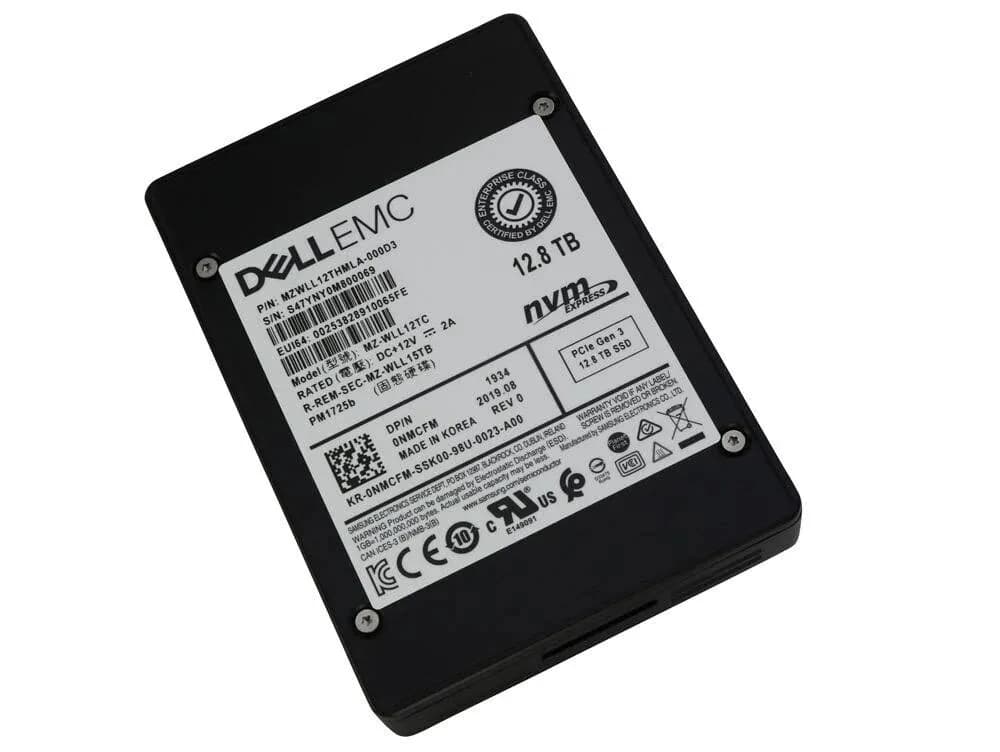 MZ-WLL12TC - Samsung PM1725b 12.8TB PCI Express NVMe TLC 2.5" SSD