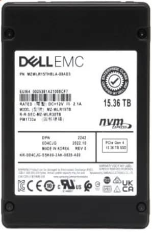 MZ-WLR15TB - Samsung PM1733 15.36TB PCI Express NVMe TLC U.2 2.5" SSD