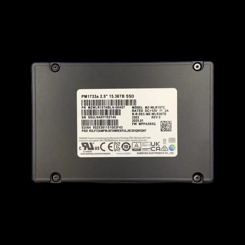 Samsung MZ-WLR15TC 15.36TB NVMe U.2 SSD