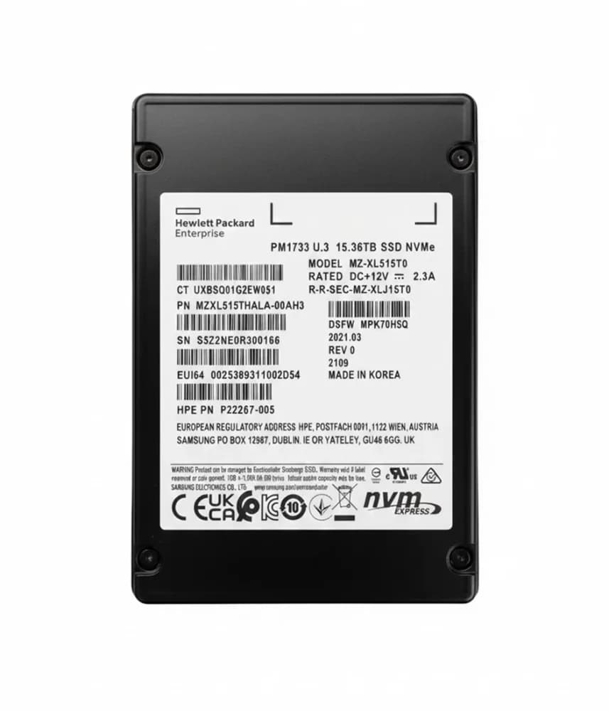 Samsung MZ-XL515T0 15.36TB NVMe PCIe 4.0 U.2 SSD