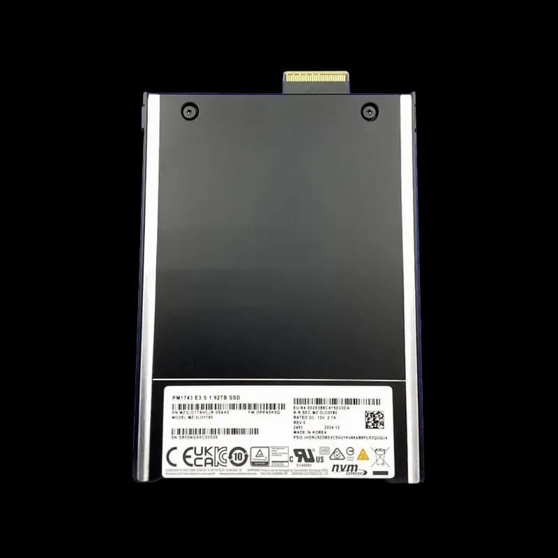 MZ3LO1T9HCJR-00AK0 - Samsung PM1743 1.92TB PCI Express NVMe 2.5" SSD