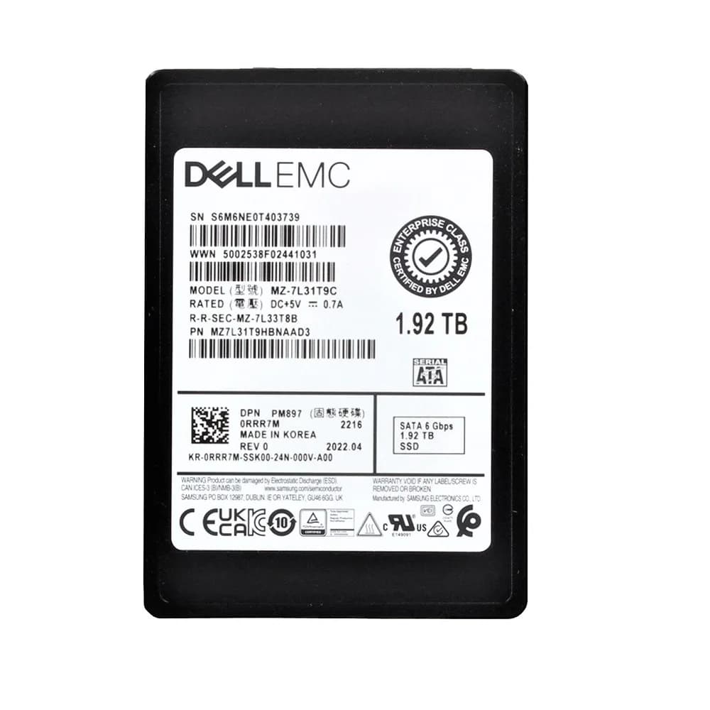 MZ7L31T9HBNAAD3 - Samsung 1.92TB SATA 6Gb/s 2.5-Inch Solid State Drive