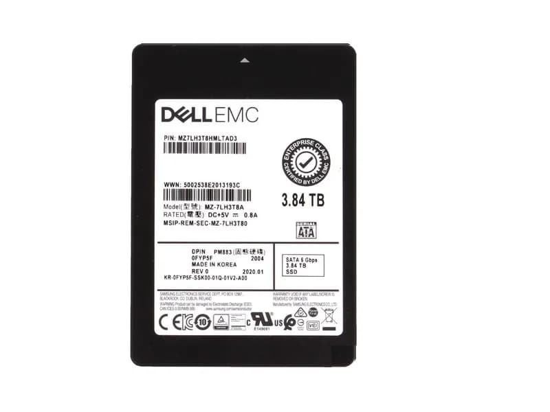 MZ7LH3T8HMLT0D3 - Samsung 3.84TB PM883 2.5-in TLC 6Gb/s SATA SSD