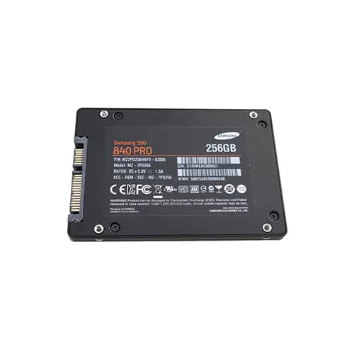 MZ7PD256HAFV-0Z000 - Samsung 256GB 840 Pro 2.5in MLC 6Gb/s SATA SSD