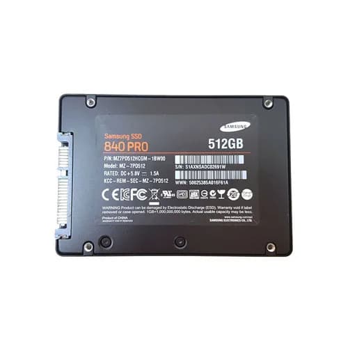 MZ7PD512HCGM-1BW00 - Samsung 512GB SM841 2.5 inch MLC 6Gb/s SATA SSD