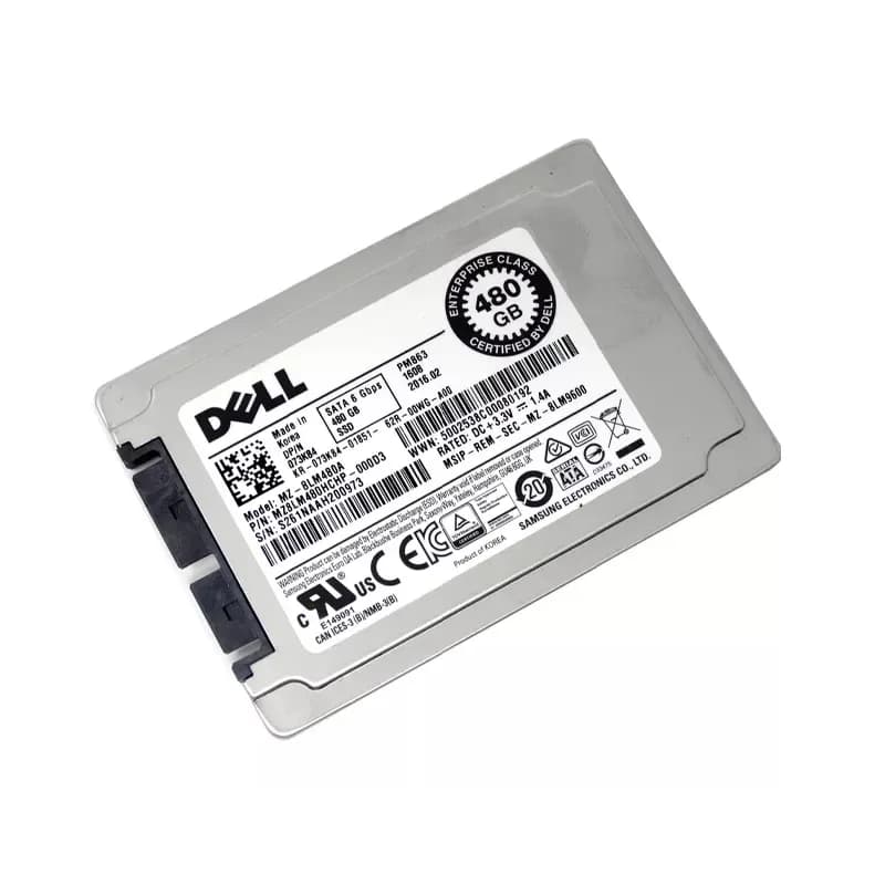 MZ8LM480HCHP-000D3 - Samsung PM863 480GB SATA MLC µSATA 1.8" SSD