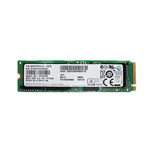 MZHPV256HDGL-00000 - Samsung 256GB SM951 M.2 2280 MLC PCIe SSD