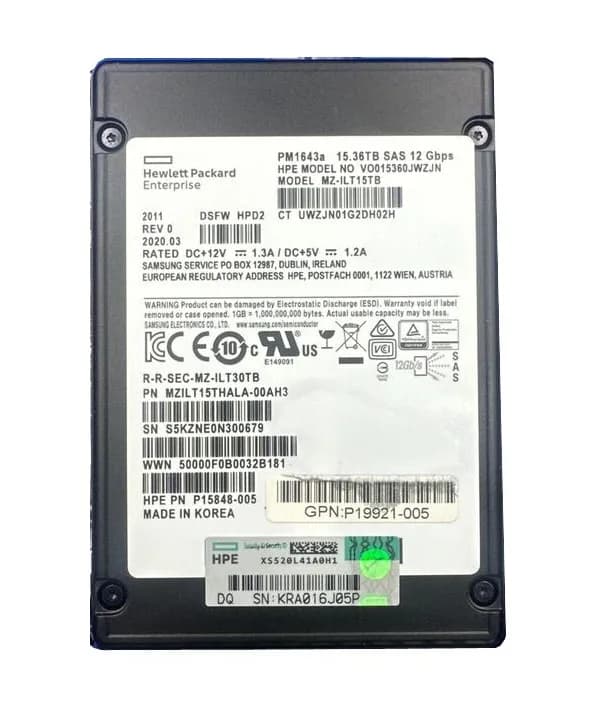 Samsung MZILT15THALA-00AH3 15.36TB SAS SSD