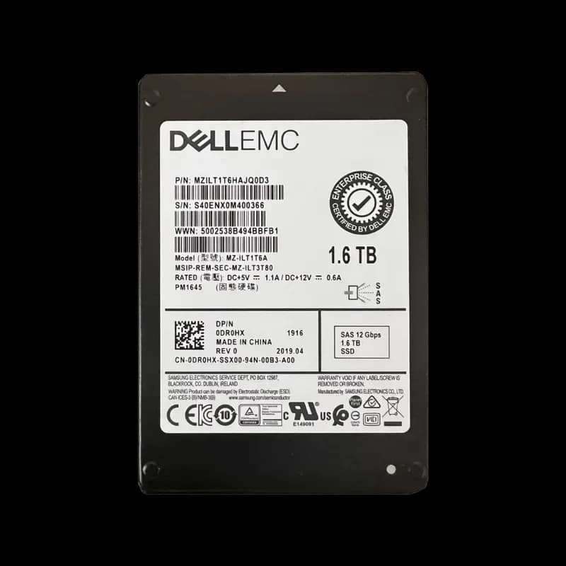 MZILT1T6HAJQ0D3 - Samsung PM1645 1.6TB SAS TLC 2.5" Solid State Drive