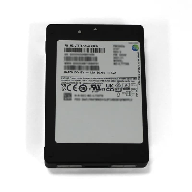 MZILT7T6HALA-00007 - Samsung 7.68TB SAS TLC 2.5" Solid State Drive
